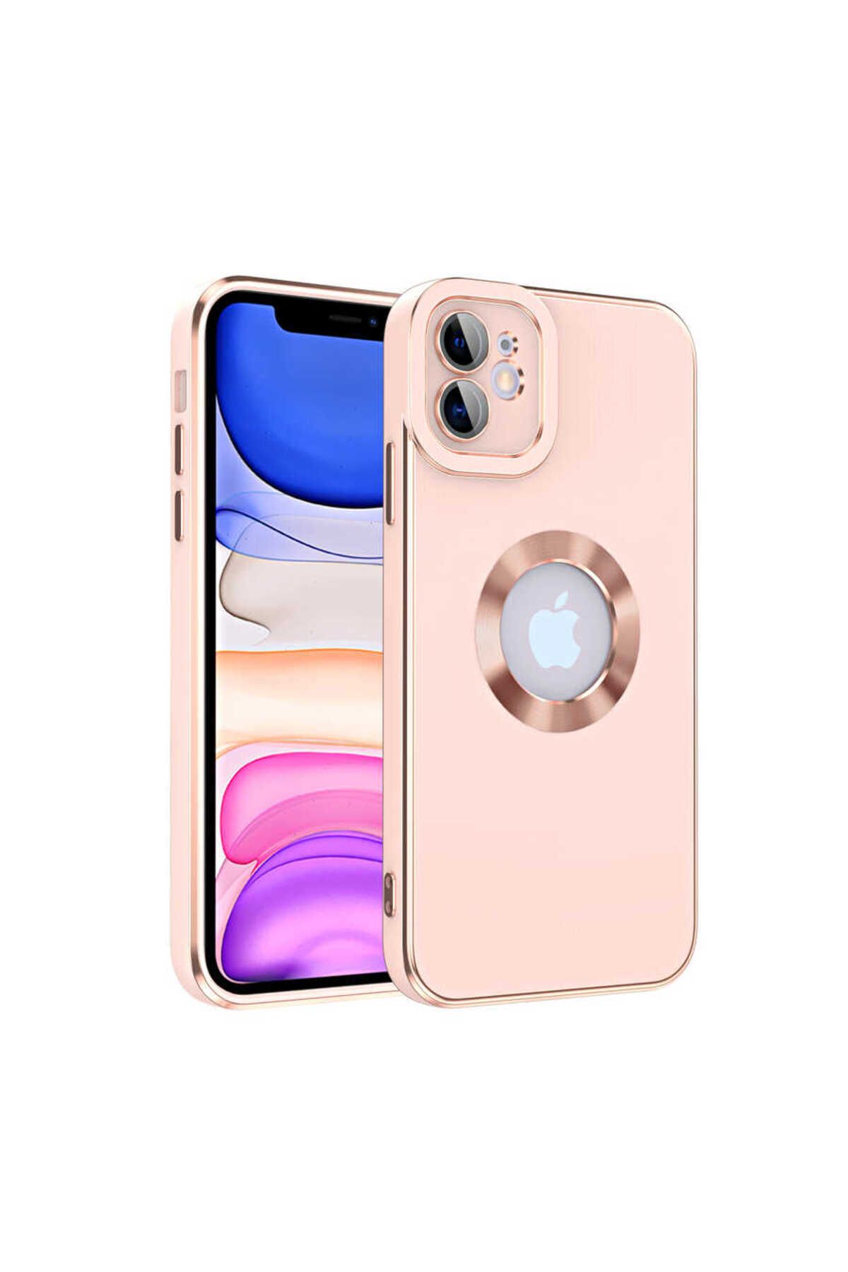 iPhone 11 Uyumlu Zore Kongo Kılıf-Rose Gold