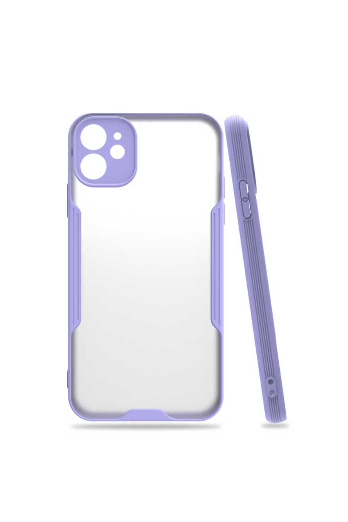 iPhone 11 Uyumlu Zore Parfe Kılıf-Mor