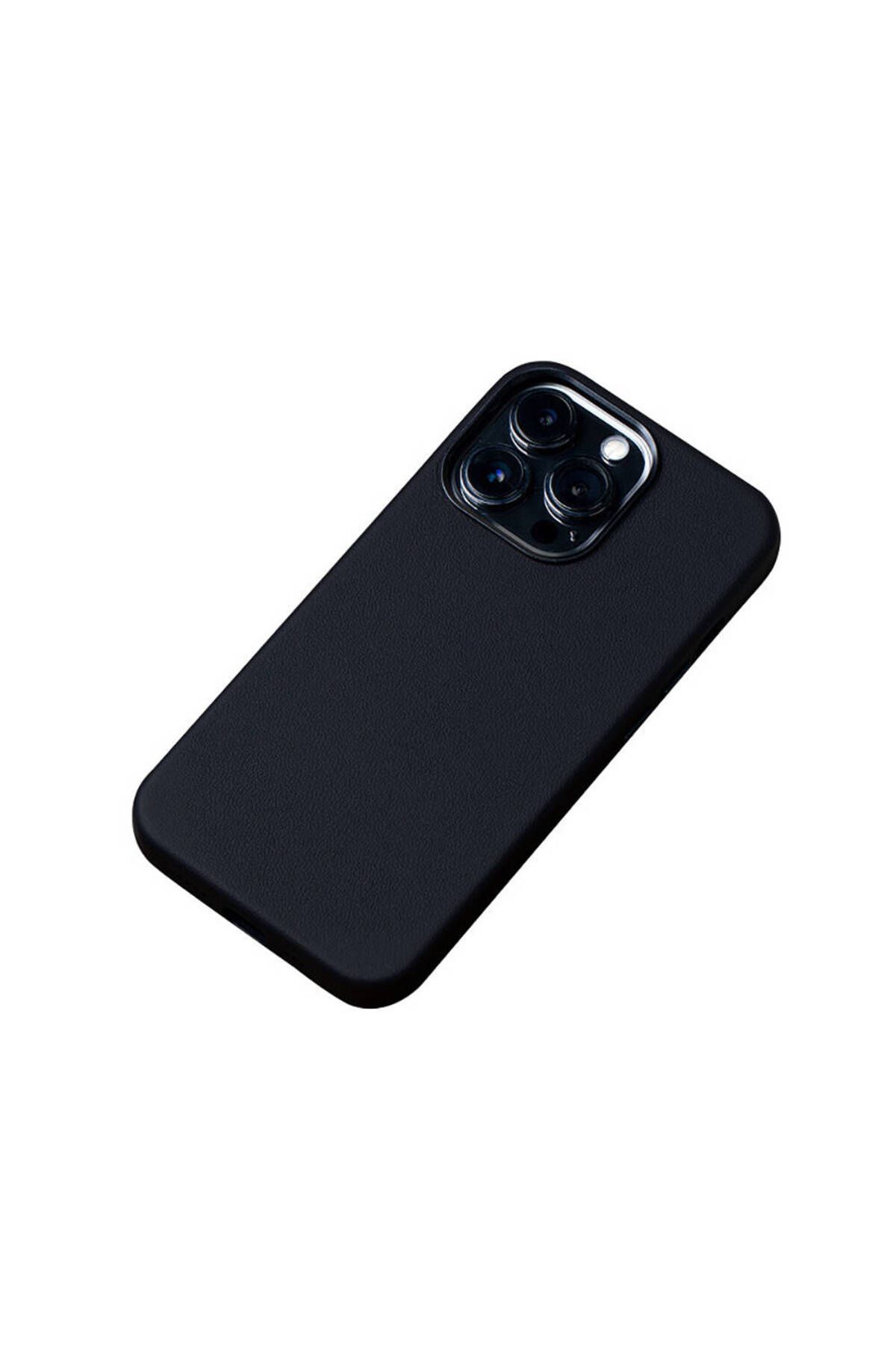 iPhone 15 Pro Max Kılıf Magsafe Şarj Özellikli PU Deri Zore Adora Kapak-Koyu Gri iPhone 15 Pro Max Kılıf Magsafe Şarj Özellikli PU Deri Zore Adora Kapak-Koyu Gri
