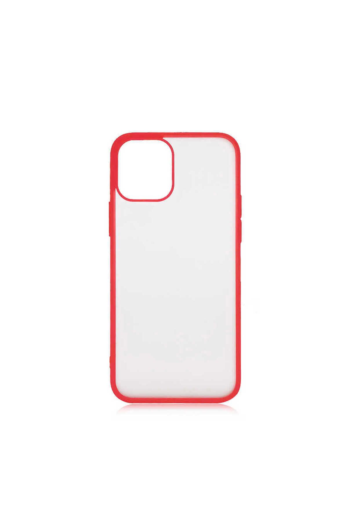 iPhone 12 Mini Uyumlu Zore Mess Kılıf-Kırmızı
