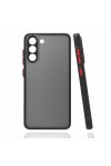 Galaxy S21 FE Uyumlu Zore Hux Kılıf-Siyah Galaxy S21 FE Uyumlu Zore Hux Kılıf-Siyah