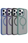 iPhone 15 Pro Uyumlu Mat Arka Yüzey Wireless Şarj Özellikli Zore Flet Magsafe Kılıf-Yeşil iPhone 15 Pro Uyumlu Mat Arka Yüzey Wireless Şarj Özellikli Zore Flet Magsafe Kılıf-Yeşil