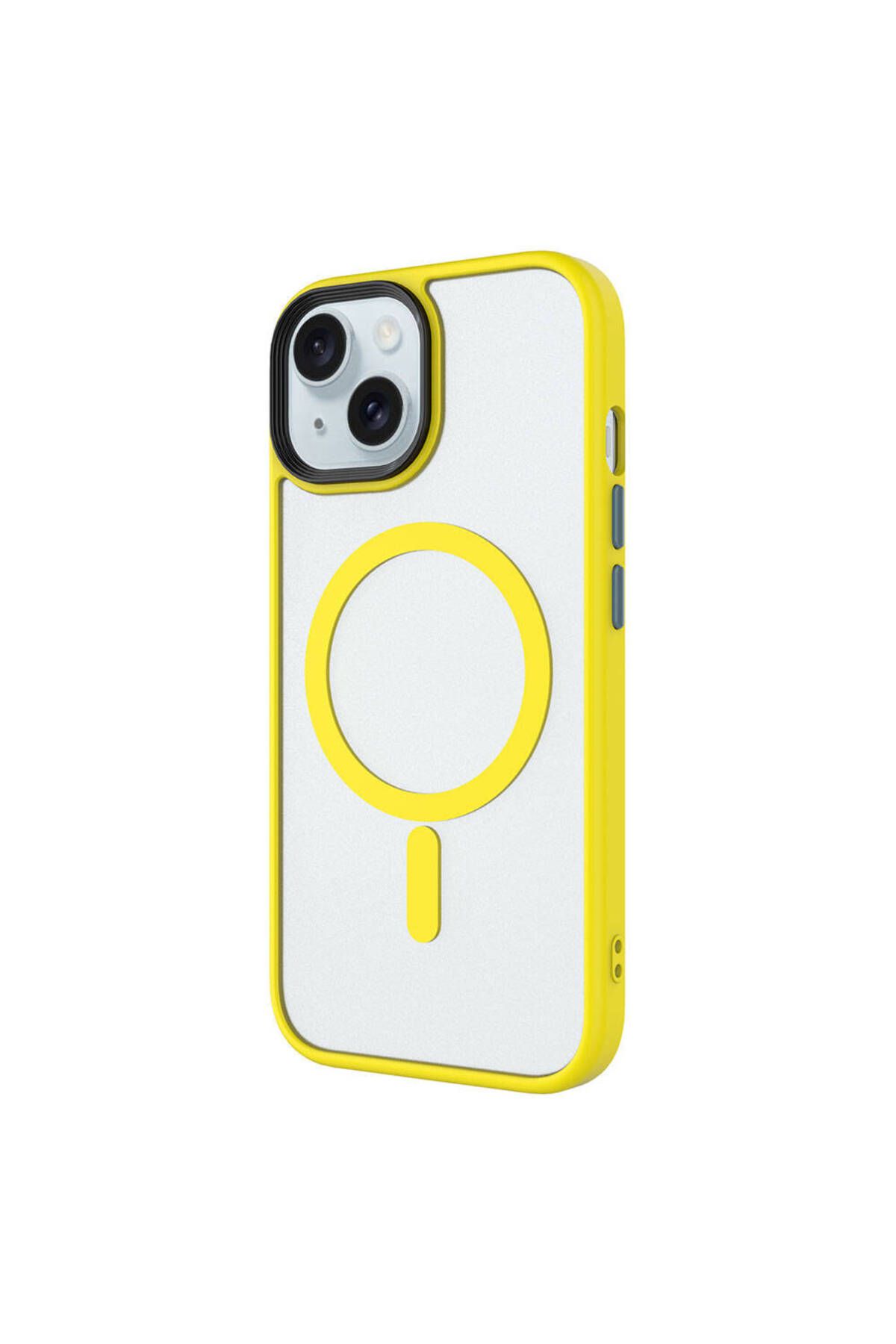 iPhone 15 Pro Uyumlu Mat Arka Yüzey Wireless Şarj Özellikli Zore Flet Magsafe Kılıf-Yeşil iPhone 15 Pro Uyumlu Mat Arka Yüzey Wireless Şarj Özellikli Zore Flet Magsafe Kılıf-Yeşil