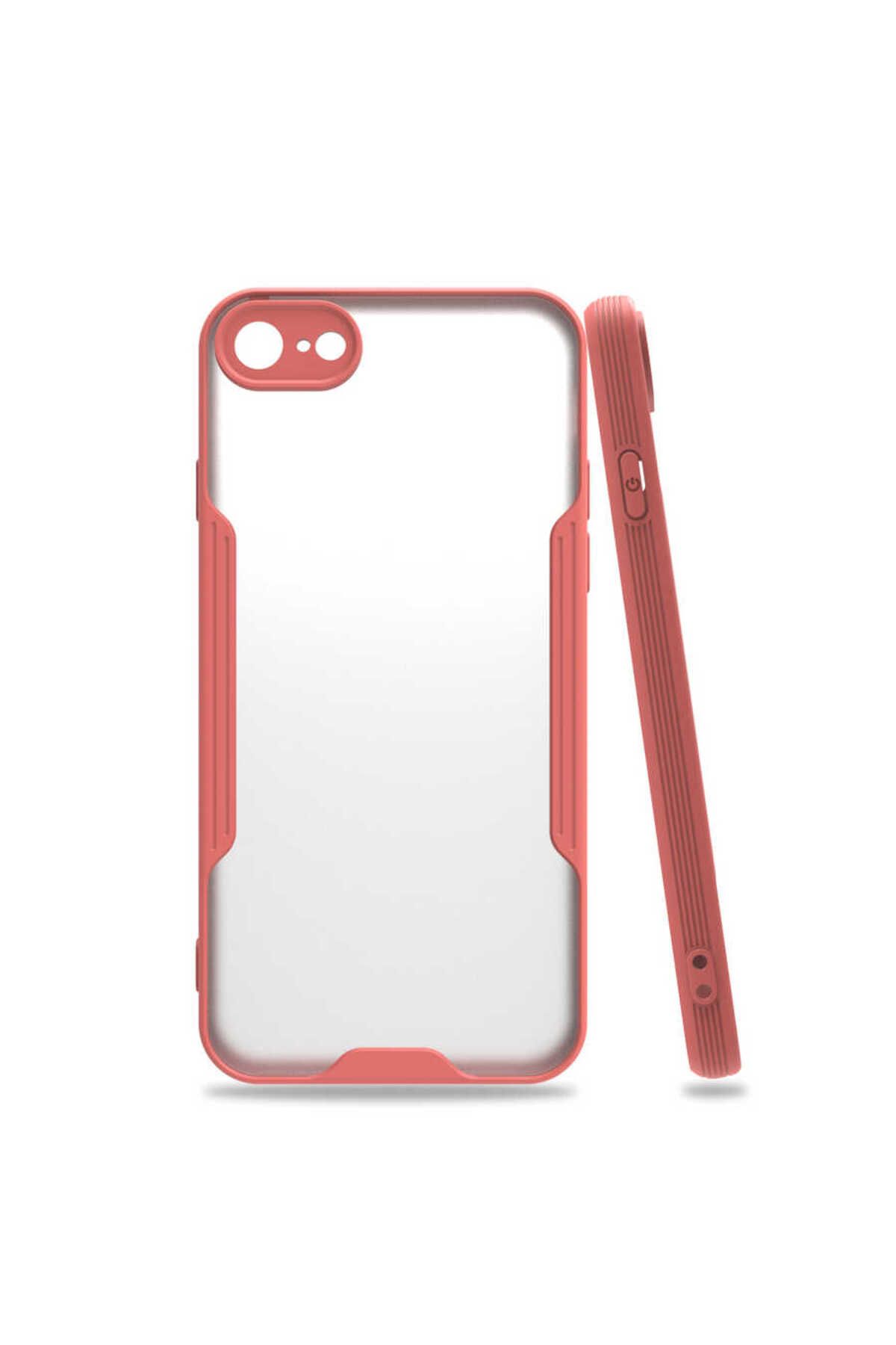 iPhone SE 2022 Uyumlu Zore Parfe Kılıf-Pembe