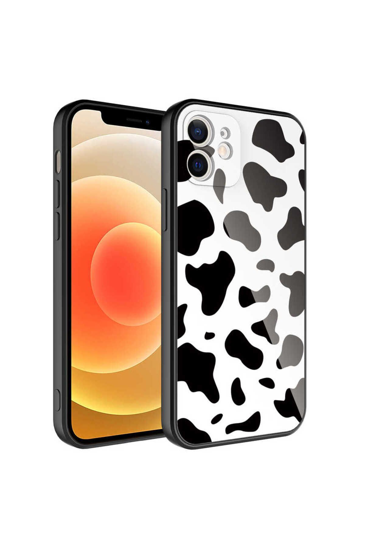iPhone 11 Uyumlu Kamera Korumalı Desenli Sert Silikon Zore Epoksi Kılıf-NO7