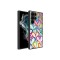 Galaxy S23 Ultra Uyumlu Aynalı Desenli Kamera Korumalı Parlak Zore Mirror Kılıf-Kalp