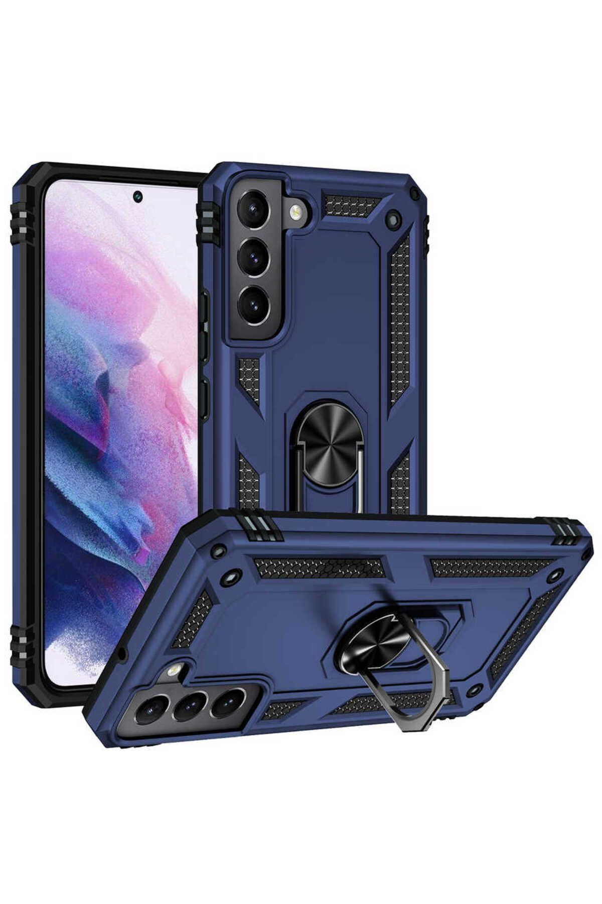 Galaxy S22 Plus Uyumlu Zore Vega Kılıf-Mavi