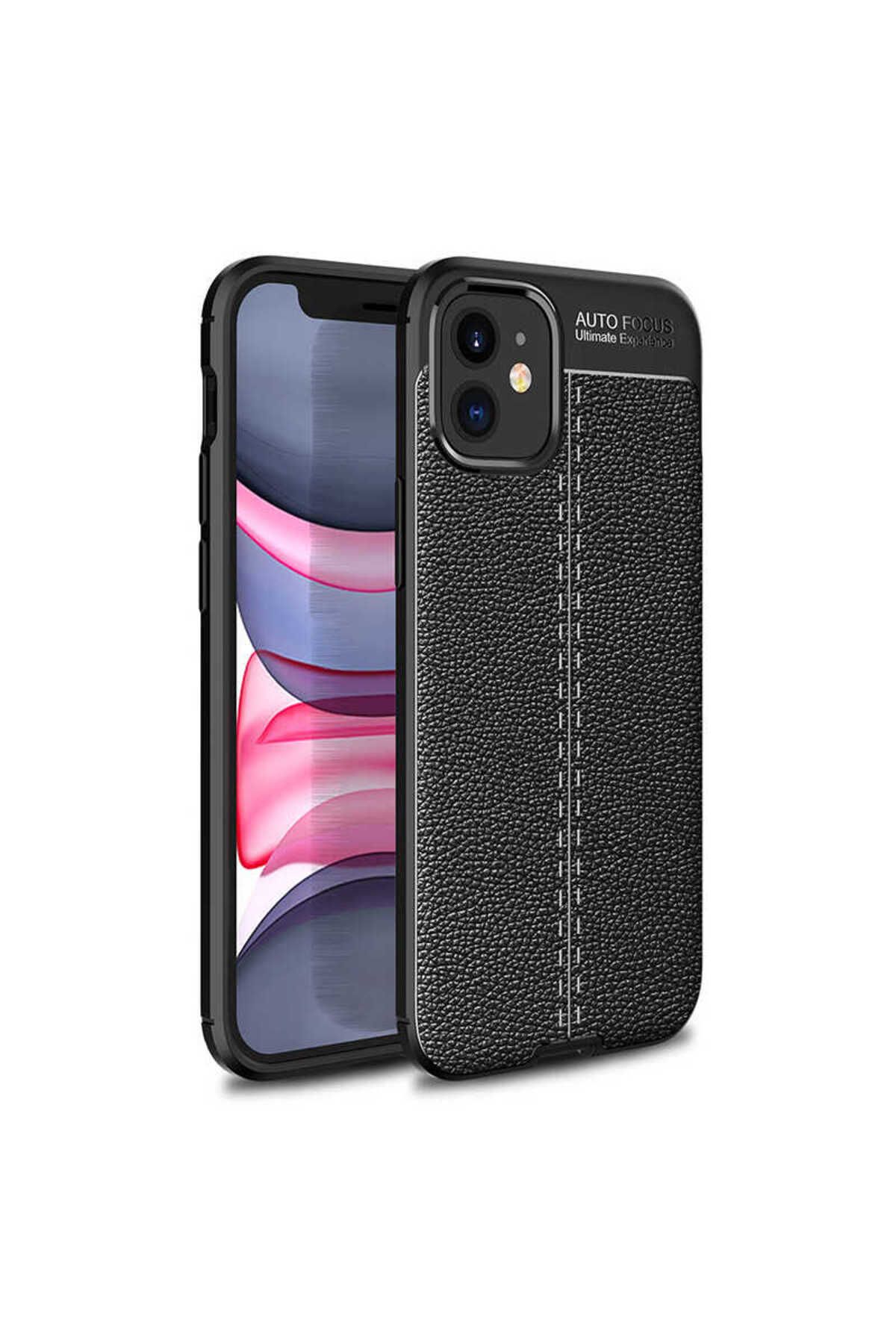 iPhone 12 Mini Uyumlu Zore Niss Silikon Kılıf-Siyah