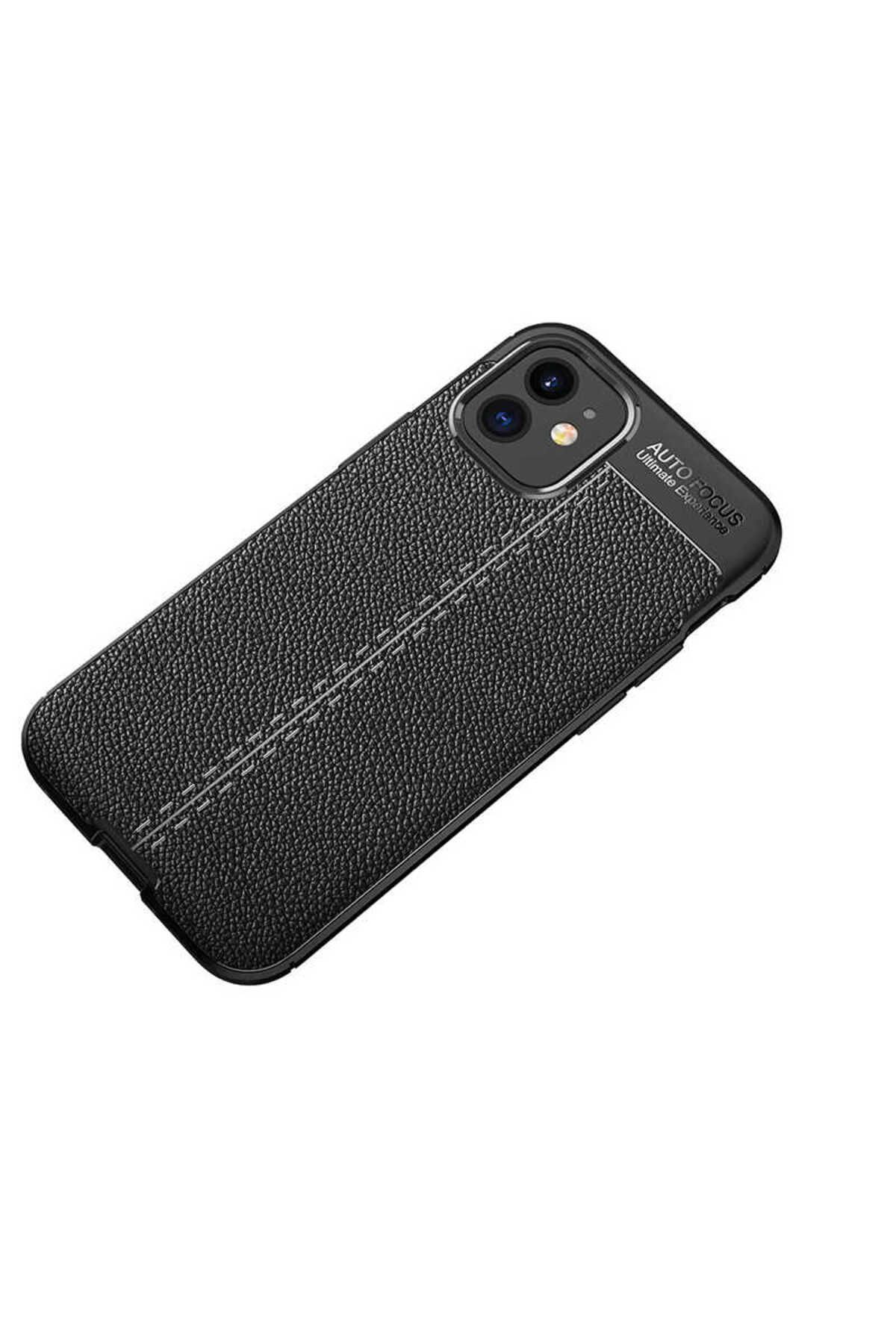 iPhone 12 Mini Uyumlu Zore Niss Silikon Kılıf-Siyah