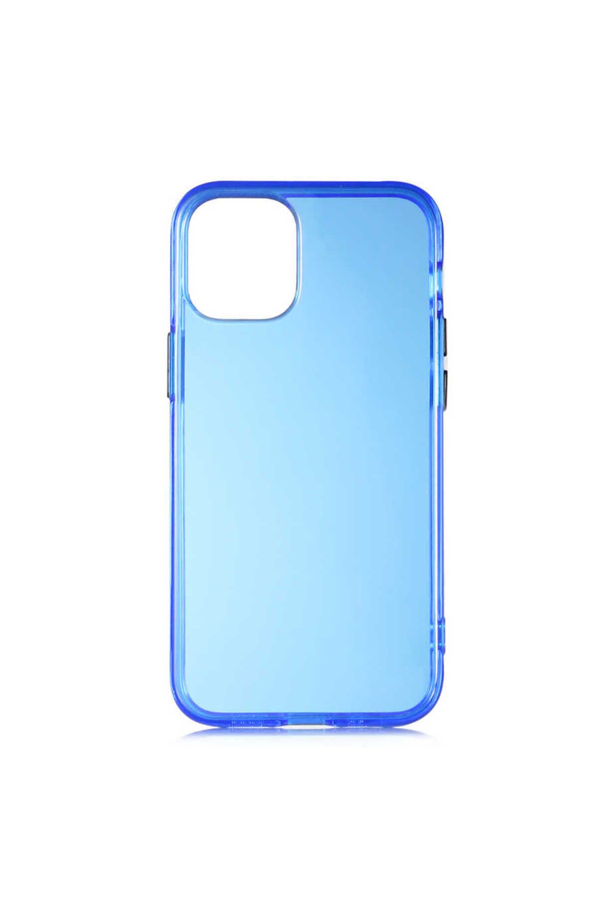 iPhone 12 Mini Uyumlu Zore Bistro Kılıf-Mavi
