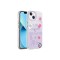 iPhone 13 Uyumlu Mermer Desenli Zore Marbello Kılıf-Mor