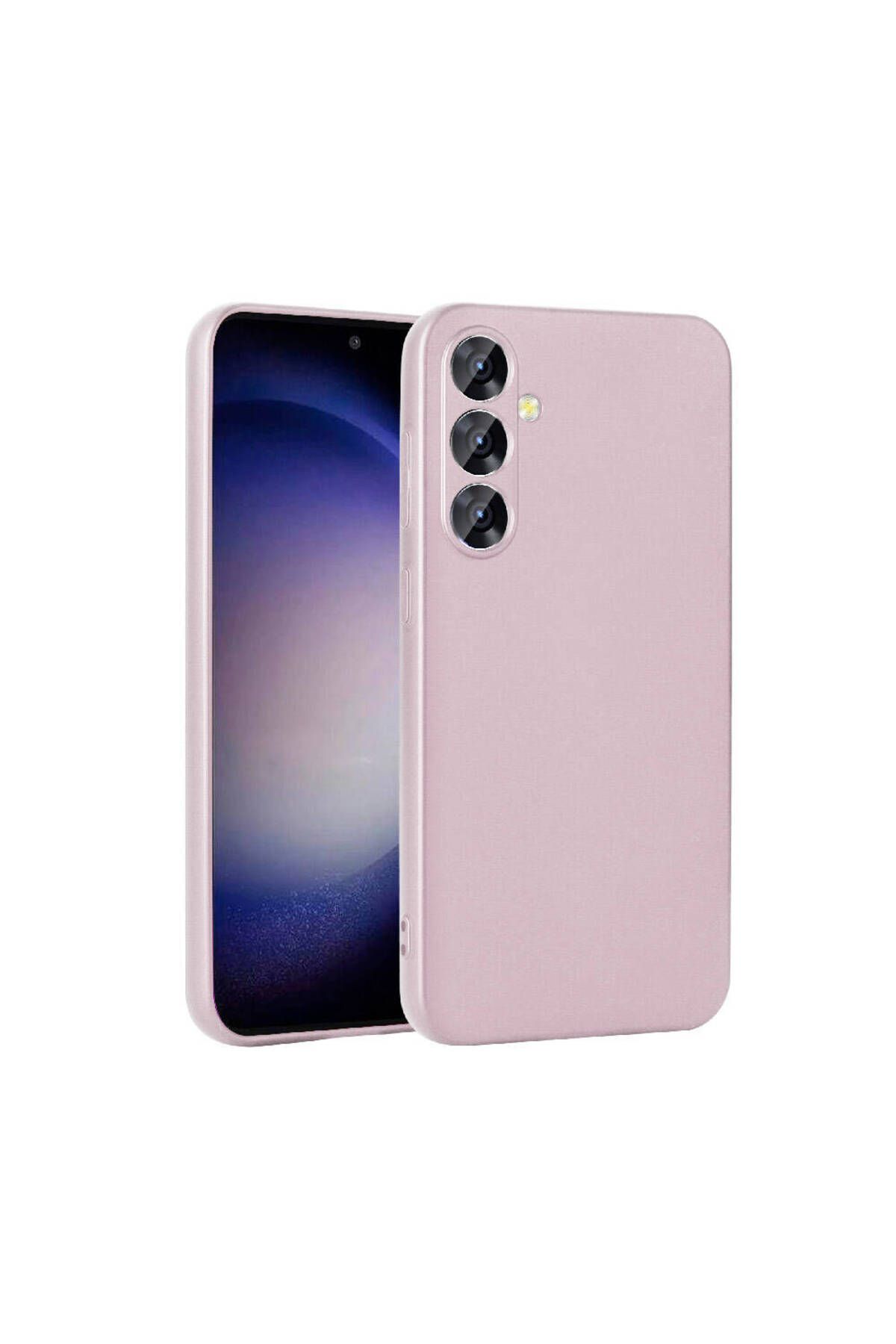 Galaxy S24 Uyumlu Zore Premier Silikon Kılıf-Rose Gold