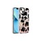 iPhone 13 Uyumlu Mermer Desenli Zore Marbello Kılıf-Siyah-Beyaz