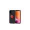 iPhone 12 Mini Uyumlu Zore Ravel Silikon Kılıf-Siyah-Kırmızı