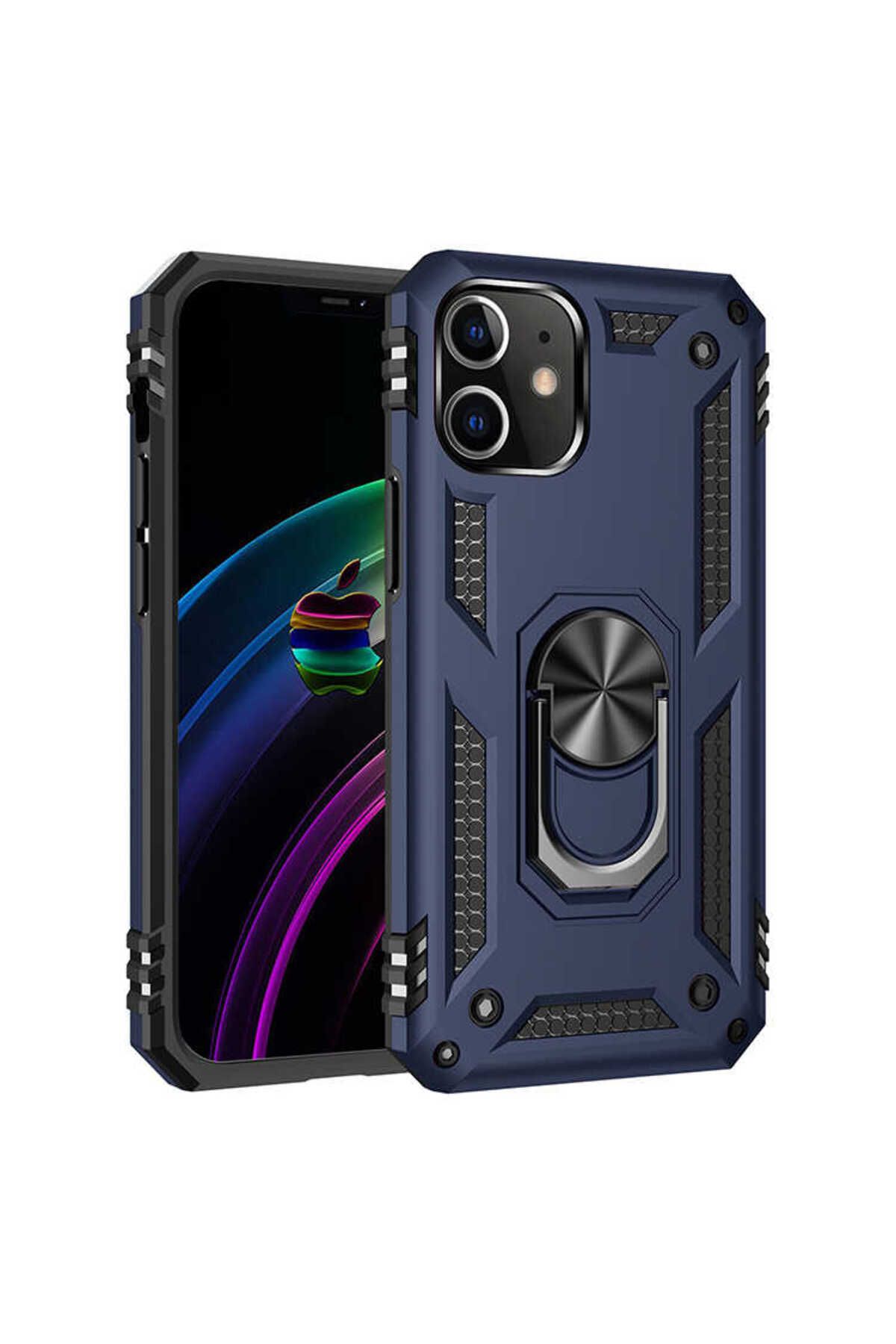 iPhone 12 Mini Uyumlu Zore Vega Kılıf-Mavi