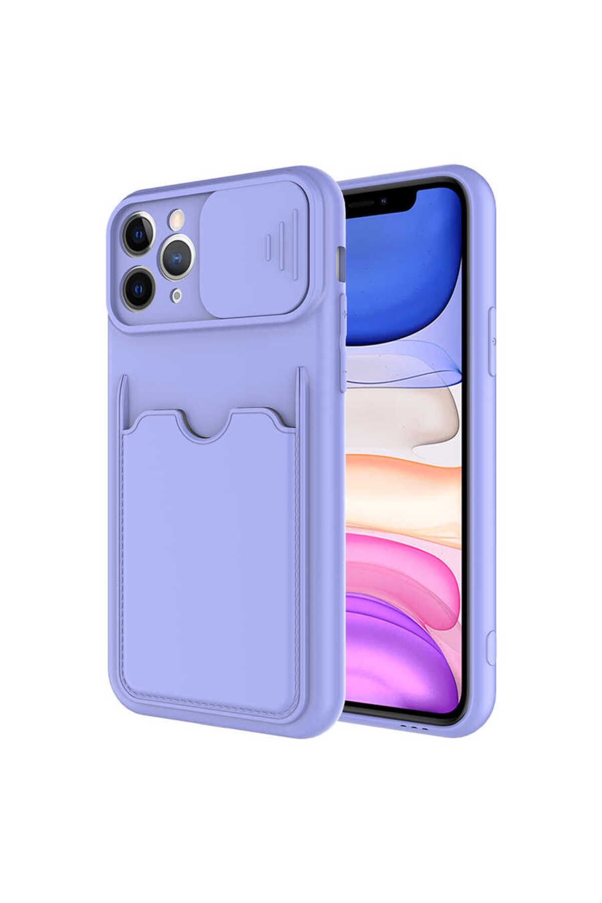 iPhone 11 Pro Max Uyumlu  Kartix Kılıf-Lila