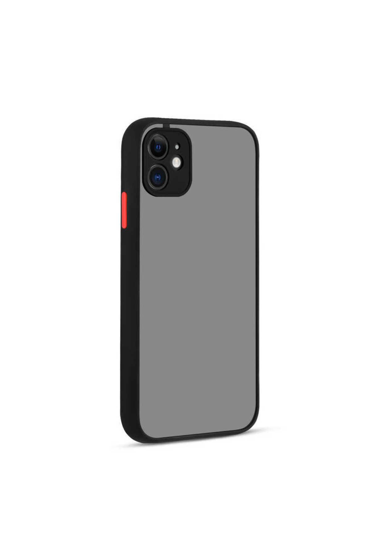 iPhone 11 Uyumlu Zore Hux Kılıf-Siyah
