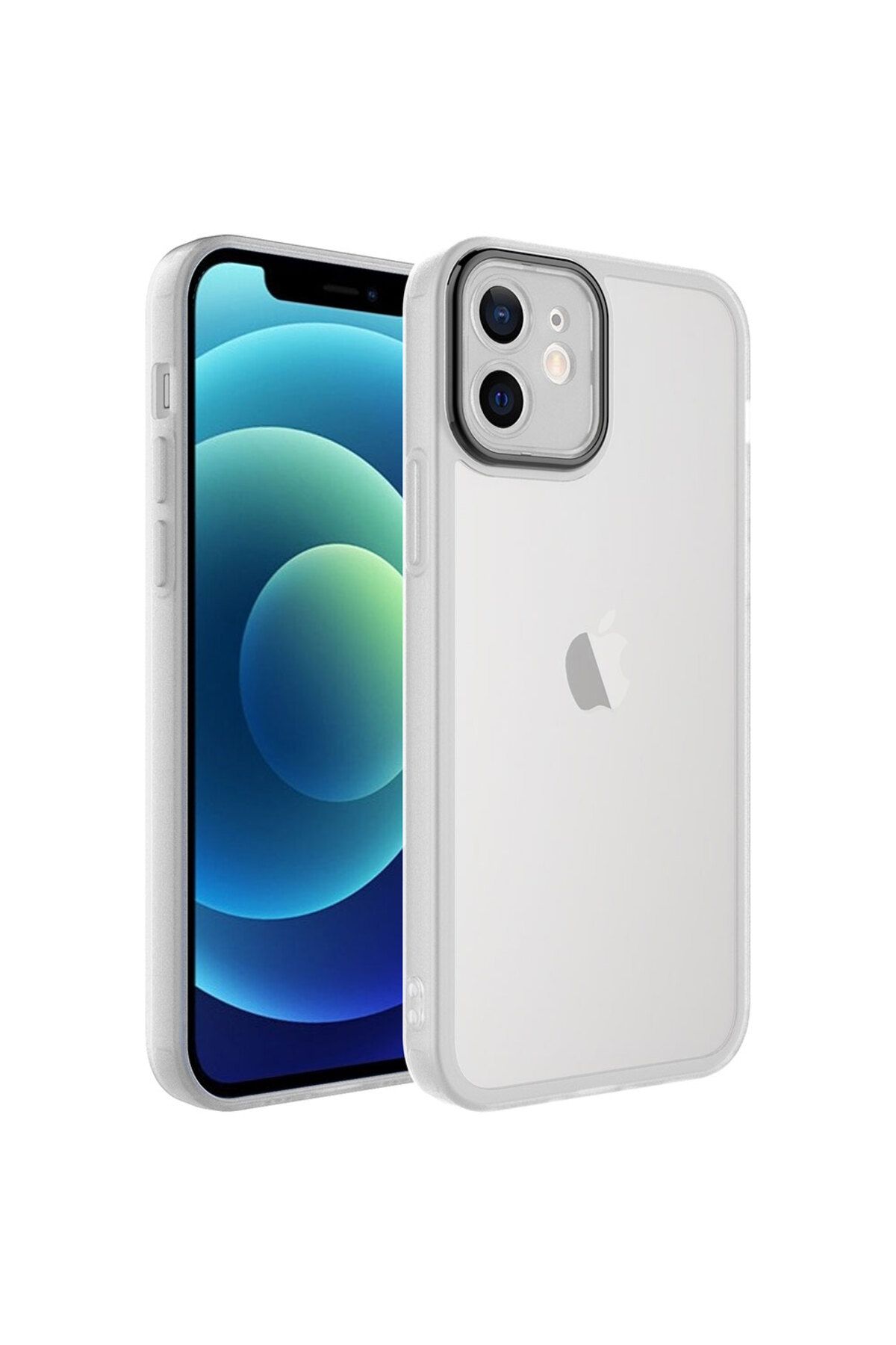 iPhone 11 Uyumlu Kamera Korumalı Transparan Zore Post Kılıf-Renksiz