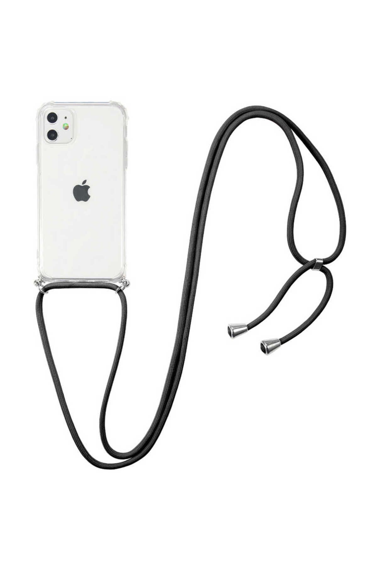 iPhone 11 Uyumlu Zore X-Rop Kılıf-Renksiz iPhone 11 Uyumlu Zore X-Rop Kılıf-Renksiz