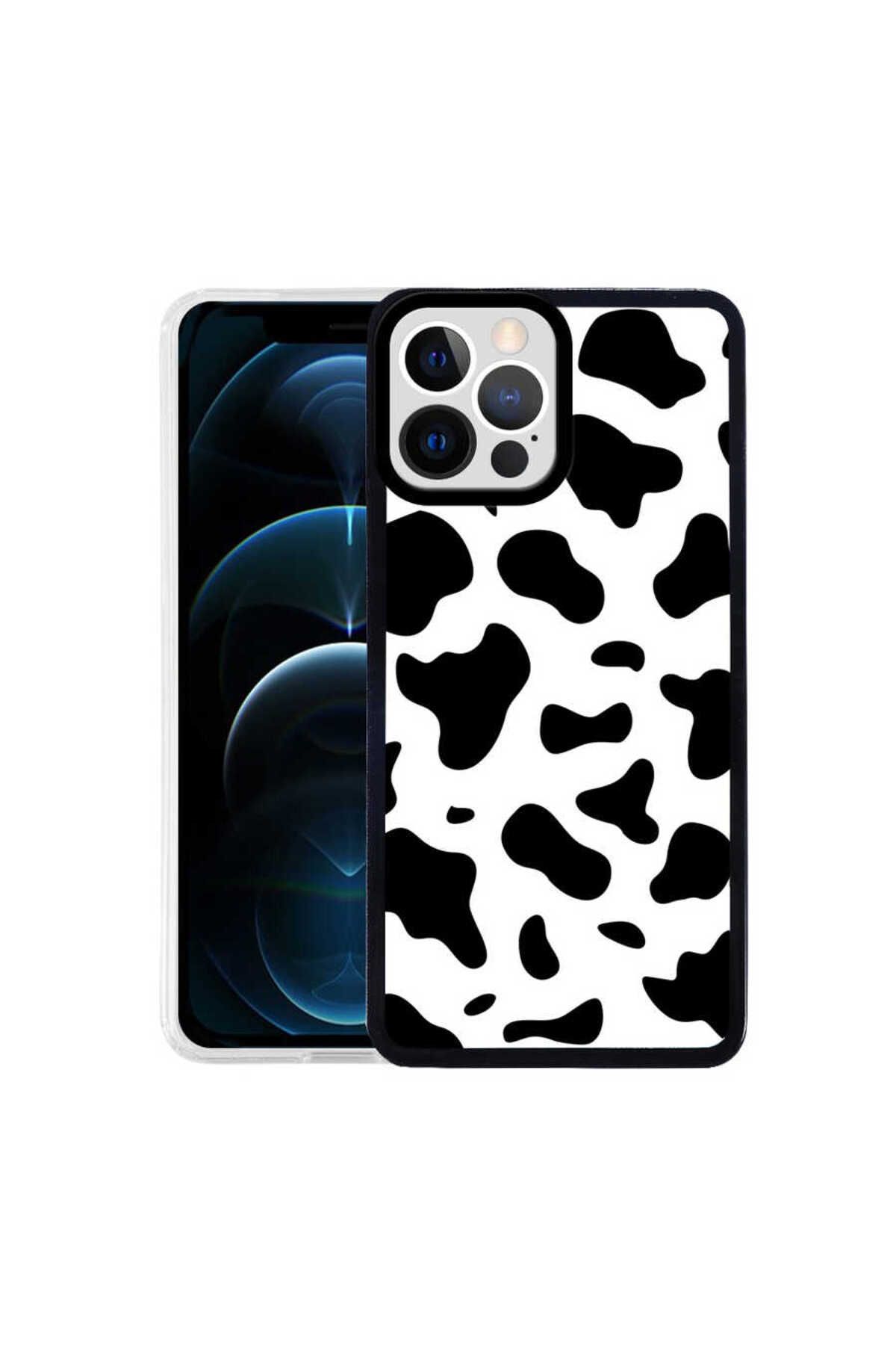 iPhone 12 Pro Max Uyumlu Zore M-Fit Desenli Kılıf-Cow No1 iPhone 12 Pro Max Uyumlu Zore M-Fit Desenli Kılıf-Cow No1