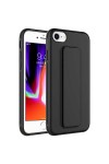 iPhone SE 2022 Uyumlu Zore Qstand Kılıf-Siyah iPhone SE 2022 Uyumlu Zore Qstand Kılıf-Siyah