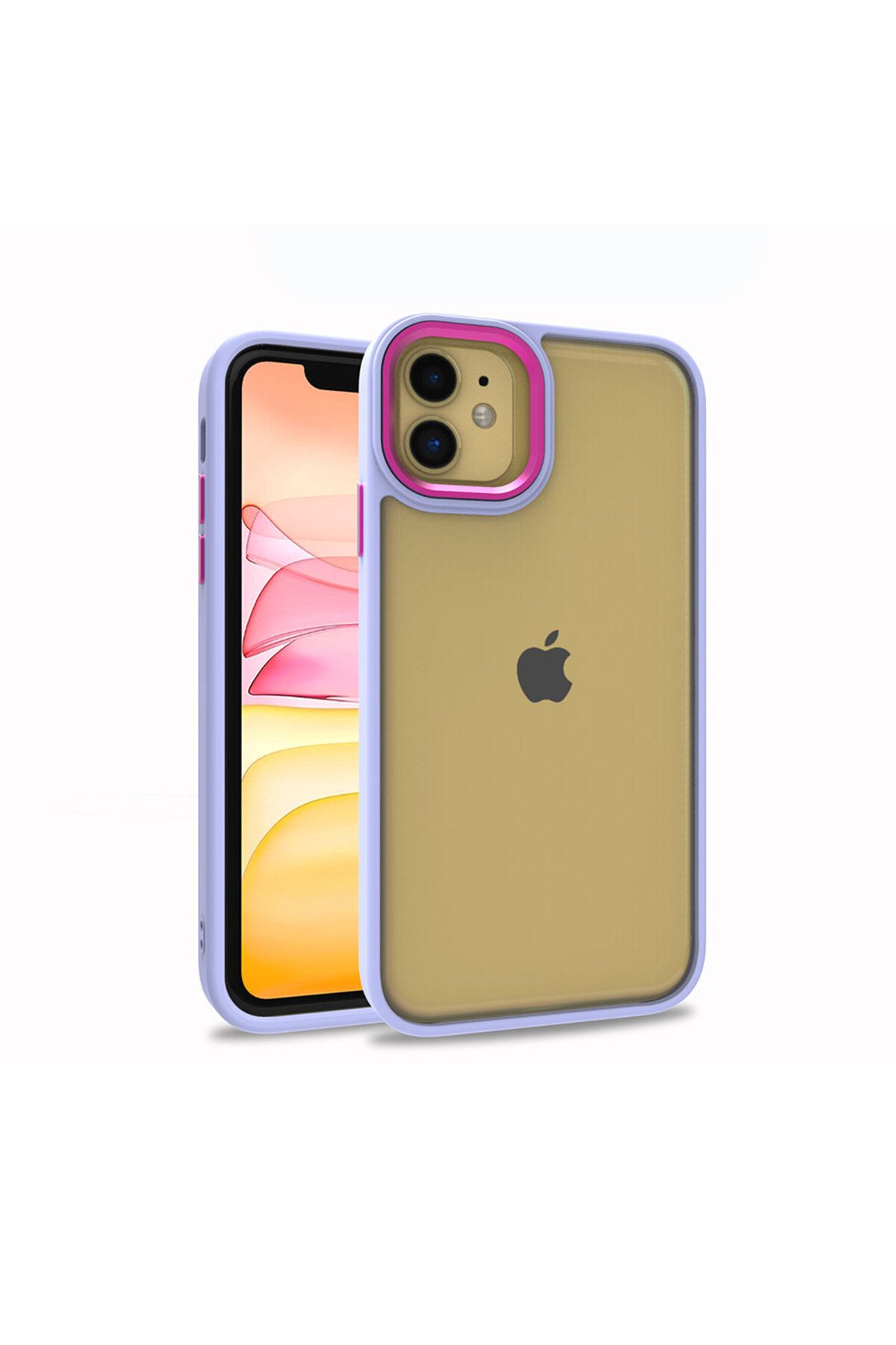 iPhone 11 Uyumlu Zore Flora Kılıf-Lila iPhone 11 Uyumlu Zore Flora Kılıf-Lila