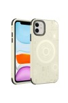 iPhone 11 Uyumlu Zore Wireless Şarj Özellikli Desenli Hot Kılıf-Gold iPhone 11 Uyumlu Zore Wireless Şarj Özellikli Desenli Hot Kılıf-Gold