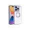 iPhone 15 Pro Uyumlu Kamera Korumalı Logo Gösteren Zore Omega Kılıf-Lila