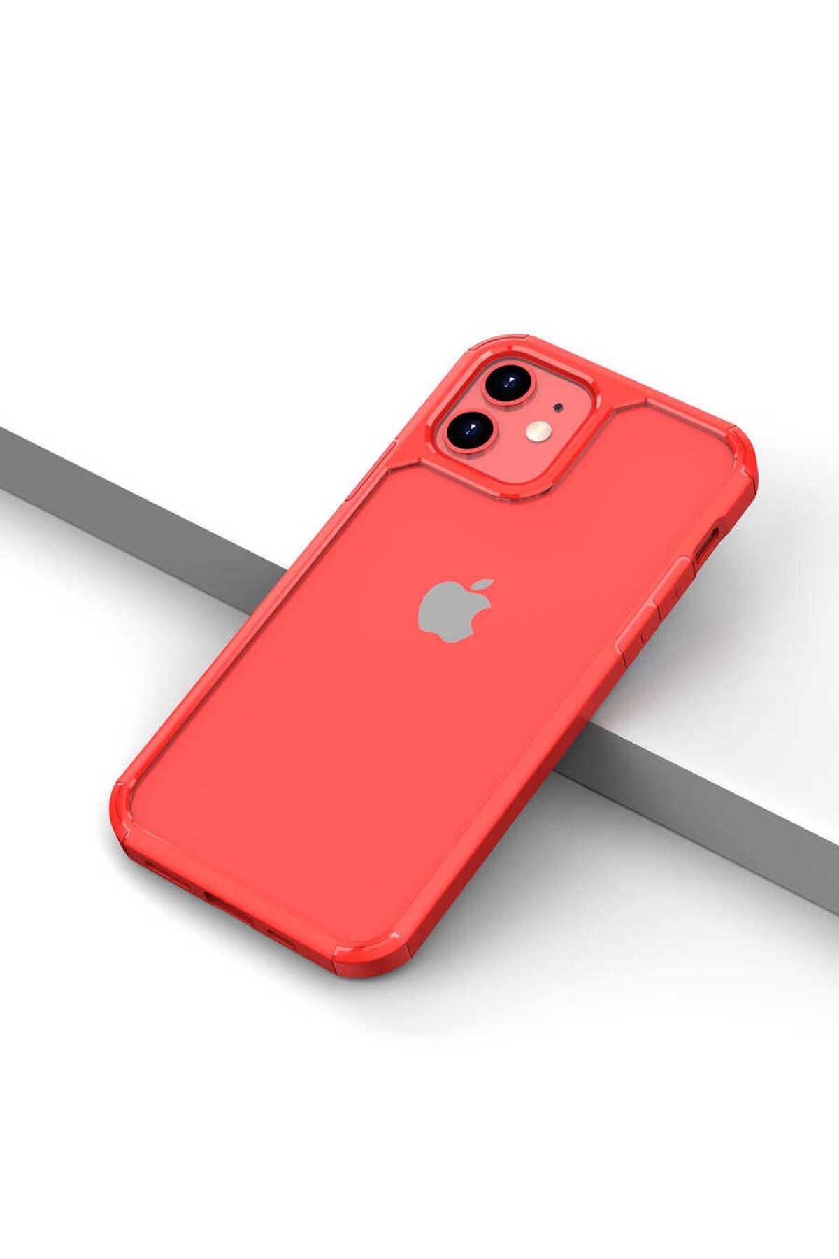 iPhone 11 Uyumlu Zore Roll Kılıf-Kırmızı
