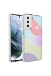 Galaxy S21 FE Uyumlu Airbag Kenarlı Renkli Desenli Silikon Zore Elegans Kılıf-NO7 Galaxy S21 FE Uyumlu Airbag Kenarlı Renkli Desenli Silikon Zore Elegans Kılıf-NO7