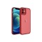 iPhone 11 Uyumlu Kamera Korumalı Transparan Zore Post Kılıf-Kırmızı