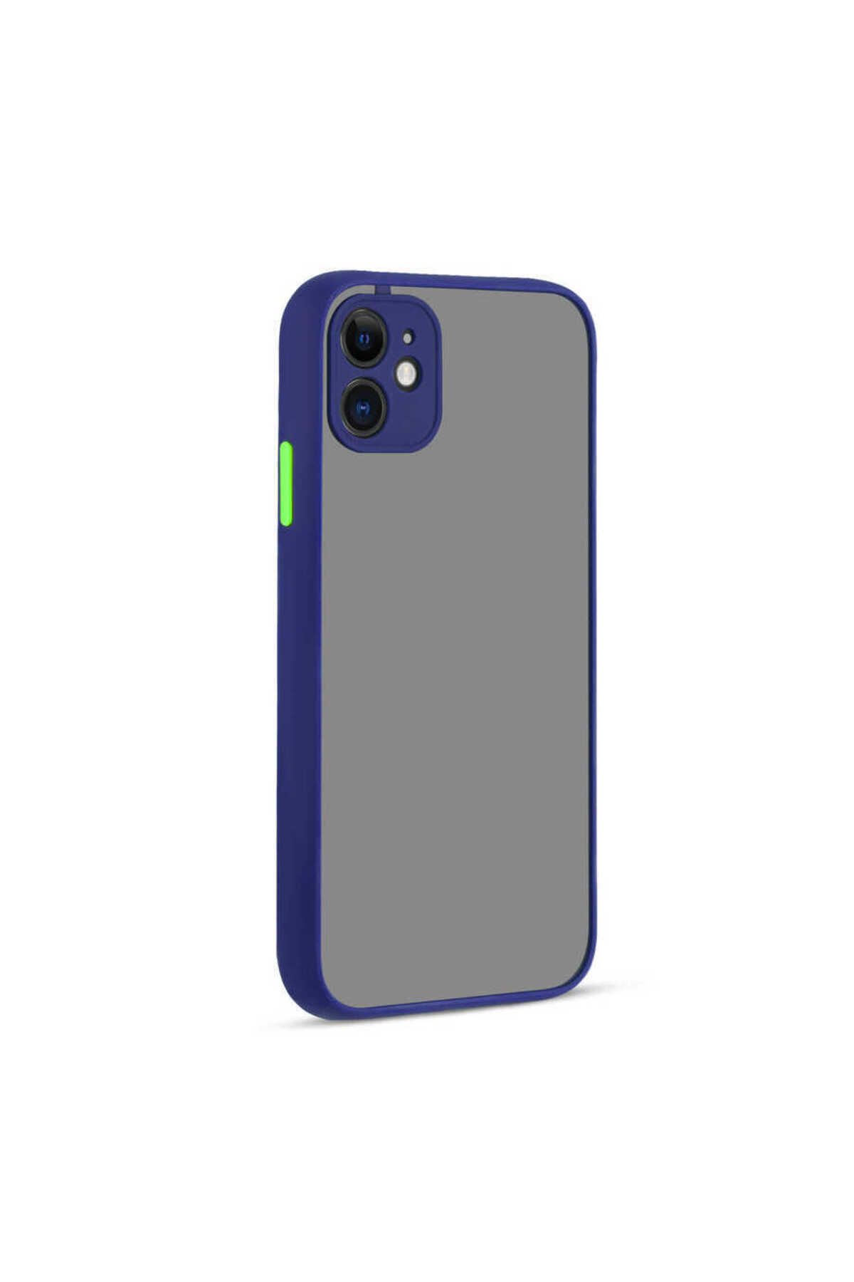 iPhone 11 Uyumlu Zore Hux Kılıf-Lacivert