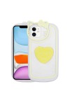 iPhone 11 Uyumlu Kedi Figürlü Transparan Pop Soketli Zore Ritmik Kılıf-Sarı iPhone 11 Uyumlu Kedi Figürlü Transparan Pop Soketli Zore Ritmik Kılıf-Sarı