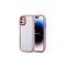 iPhone 11 Kılıf Kamera Korumalı Renkli Kenar ve Çerçeve Tasarımlı Zore Vitamin Kapak-Mürdüm