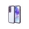 Galaxy A55 Kılıf Kamera Korumalı Renkli Kenar ve Çerçeve Tasarımlı Zore Vitamin Kapak-Derin Mor
