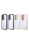 Galaxy A15 Kılıf Kamera Korumalı Renkli Kenar ve Çerçeve Tasarımlı Zore Vitamin Kapak-Derin Mor Galaxy A15 Kılıf Kamera Korumalı Renkli Kenar ve Çerçeve Tasarımlı Zore Vitamin Kapak-Derin Mor