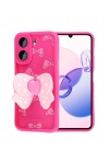 Xiaomi Redmi 13C Kılıf Kamera Korumalı Figür Tasarımlı Zore Kapya Kapak-Pembe Koyu Xiaomi Redmi 13C Kılıf Kamera Korumalı Figür Tasarımlı Zore Kapya Kapak-Pembe Koyu