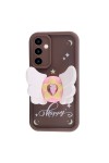 Galaxy A05S Kılıf Kamera Korumalı Figür Tasarımlı Lofy Kapya Kapak-Pembe Koyu Galaxy A05S Kılıf Kamera Korumalı Figür Tasarımlı Lofy Kapya Kapak-Pembe Koyu