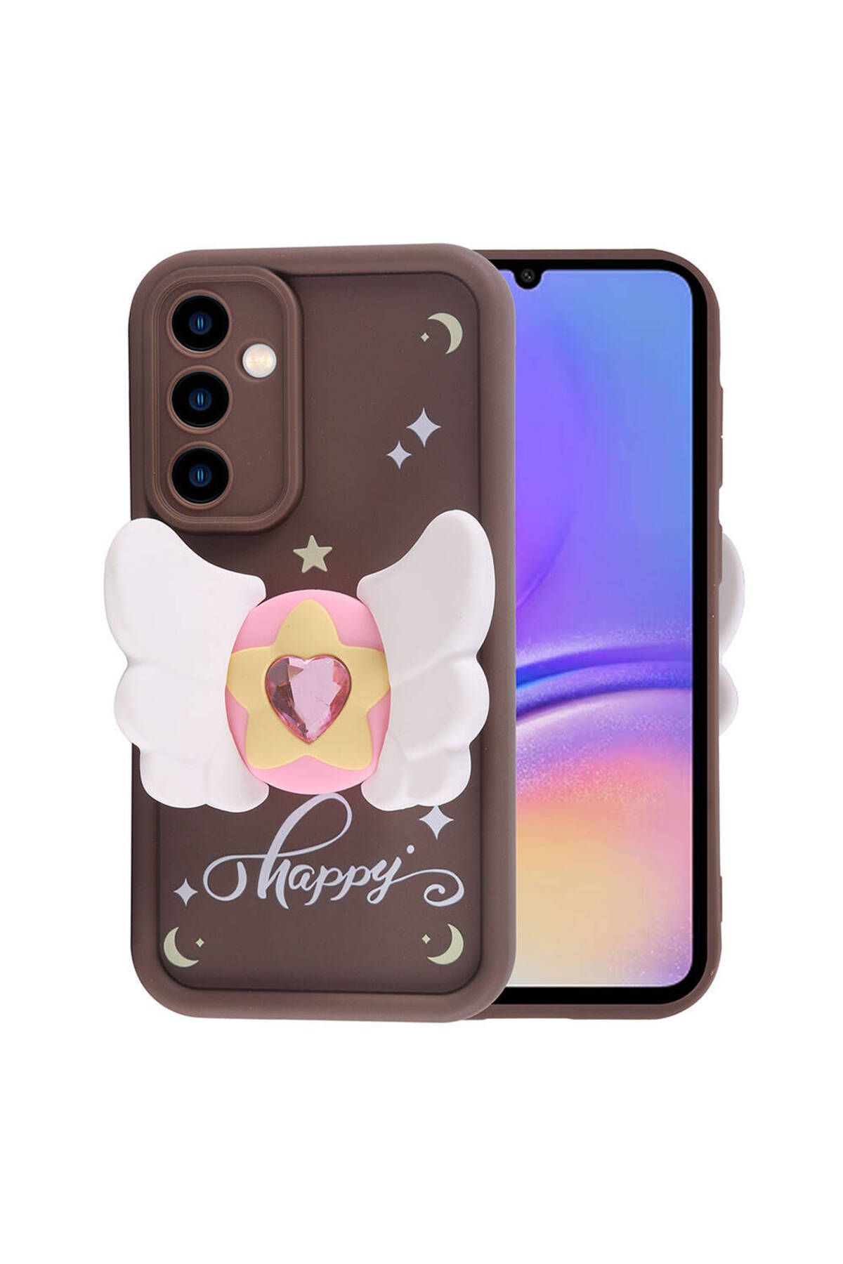 Galaxy A05S Kılıf Kamera Korumalı Figür Tasarımlı Lofy Kapya Kapak-Pembe Koyu Galaxy A05S Kılıf Kamera Korumalı Figür Tasarımlı Lofy Kapya Kapak-Pembe Koyu