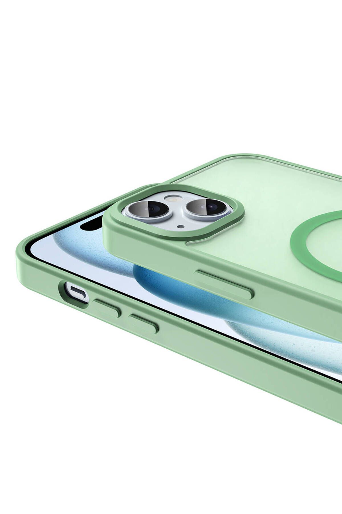 iPhone 15 Plus Kılıf Magsafe Şarj Özellikli Mat Arka Yüzey Zore Sio Kapak-Koyu Mor iPhone 15 Plus Kılıf Magsafe Şarj Özellikli Mat Arka Yüzey Zore Sio Kapak-Koyu Mor