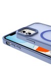 iPhone 11 Kılıf Magsafe Şarj Özellikli Mat Arka Yüzey Zore Sio Kapak-Lacivert iPhone 11 Kılıf Magsafe Şarj Özellikli Mat Arka Yüzey Zore Sio Kapak-Lacivert