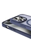 iPhone 15 Pro Max Kılıf Magsafe Şarj Özellikli Mat Arka Yüzey Zore Sio Kapak-Gri iPhone 15 Pro Max Kılıf Magsafe Şarj Özellikli Mat Arka Yüzey Zore Sio Kapak-Gri