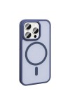 iPhone 15 Pro Max Kılıf Magsafe Şarj Özellikli Mat Arka Yüzey Zore Sio Kapak-Gri iPhone 15 Pro Max Kılıf Magsafe Şarj Özellikli Mat Arka Yüzey Zore Sio Kapak-Gri