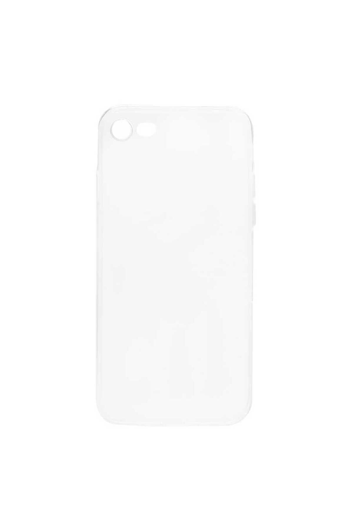 iPhone SE 2022 Uyumlu Zore Süper Silikon Kılıf-Renksiz