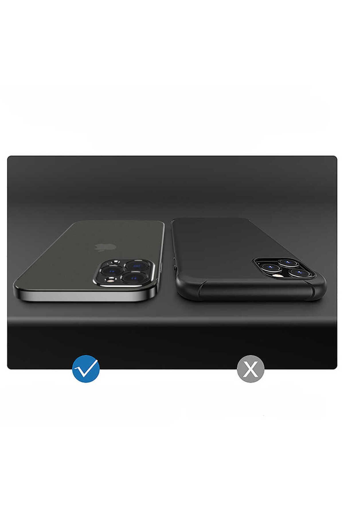 iPhone 12 Pro Max Uyumlu CSM Zore Mat Gbox Kılıf-Mavi