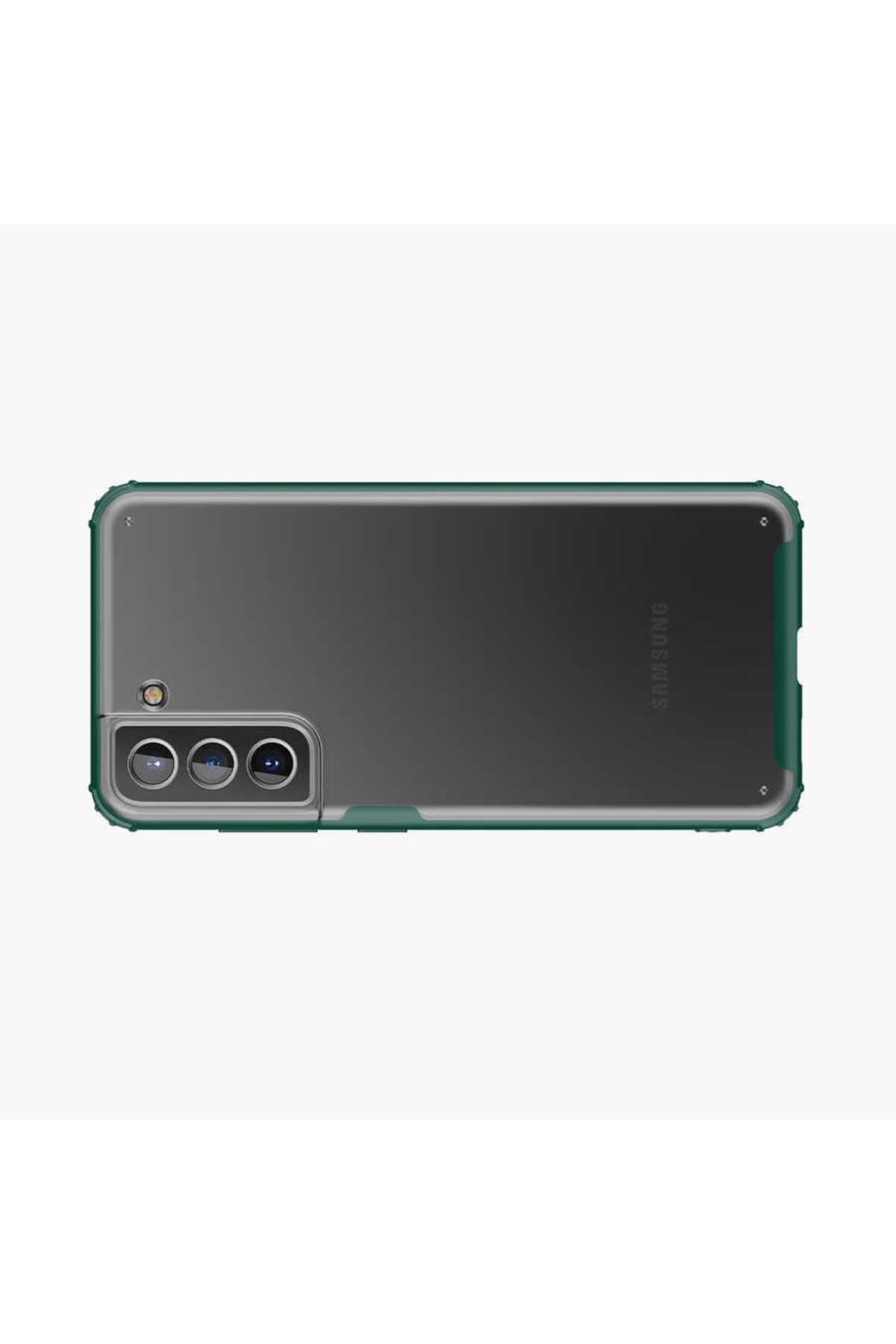 Galaxy S21 FE Uyumlu Zore Volks Kılıf-Siyah