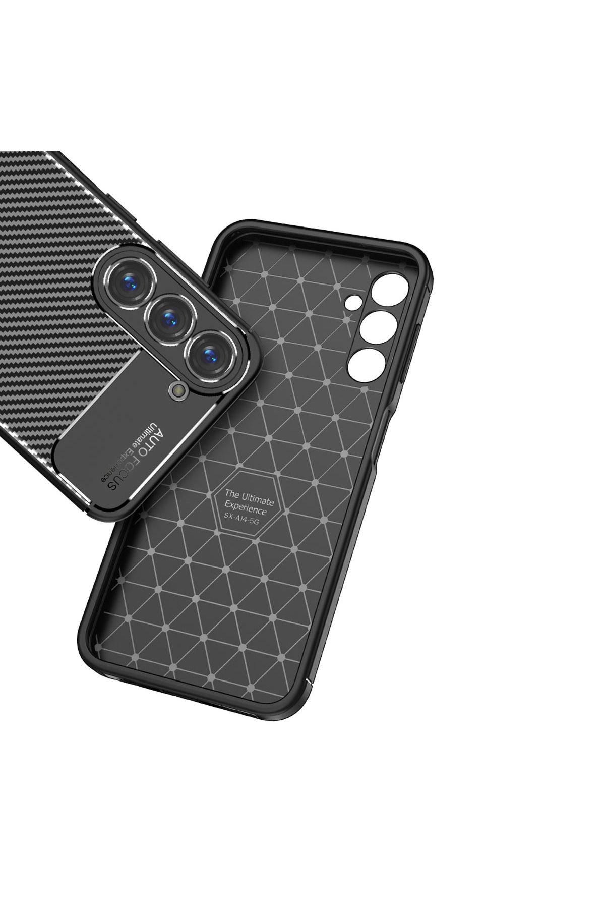 Galaxy S23 Uyumlu Zore Negro Silikon Kılıf-Siyah
