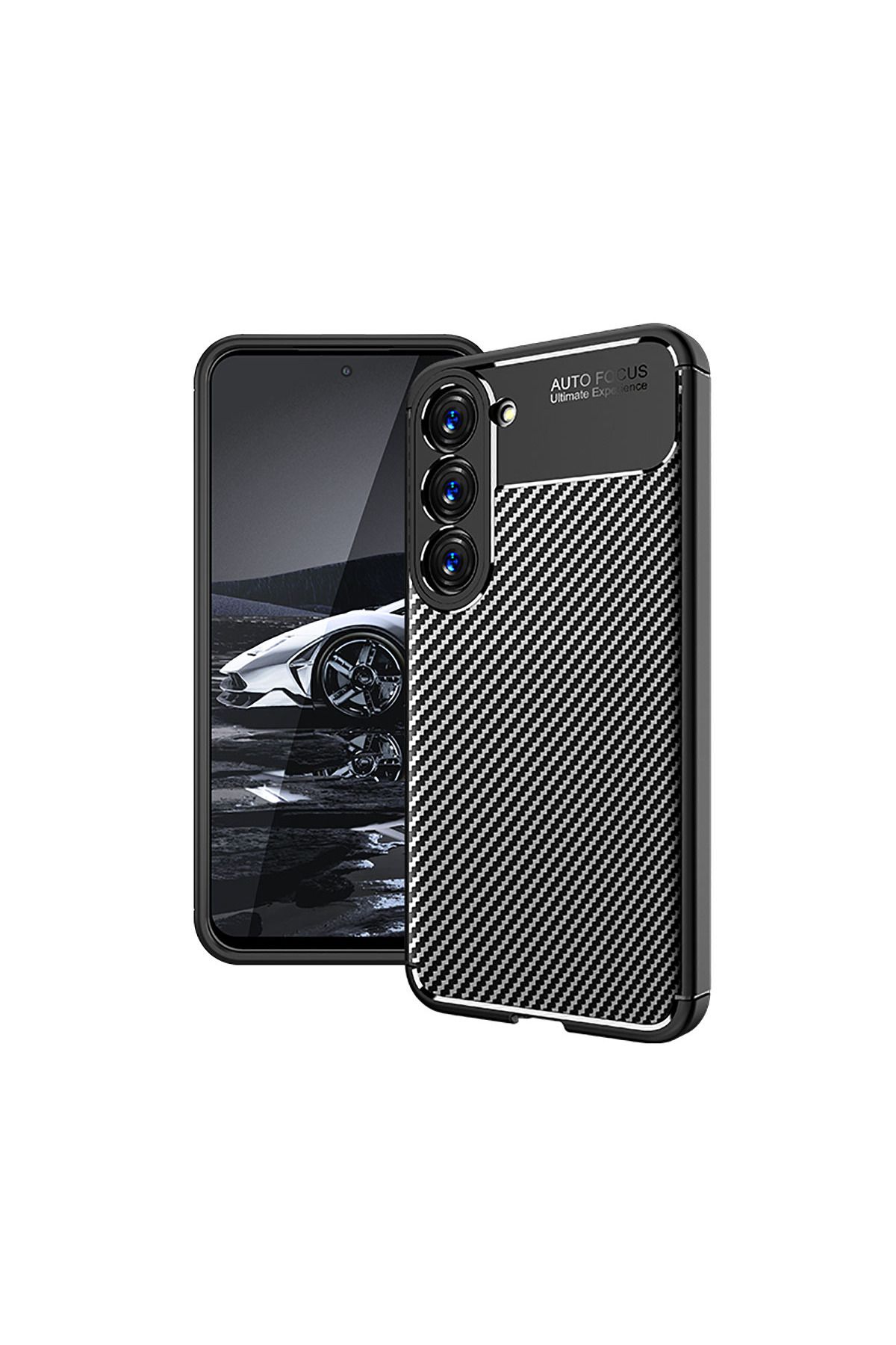 Galaxy S23 Uyumlu Zore Negro Silikon Kılıf-Siyah Galaxy S23 Uyumlu Zore Negro Silikon Kılıf-Siyah
