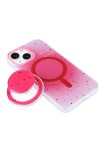iPhone 15 Zore Magsafe Şarj Özellikli Tak-Çıkar Pop Soketli Zore Tiktok Kılıf-Pembe Koyu iPhone 15 Zore Magsafe Şarj Özellikli Tak-Çıkar Pop Soketli Zore Tiktok Kılıf-Pembe Koyu