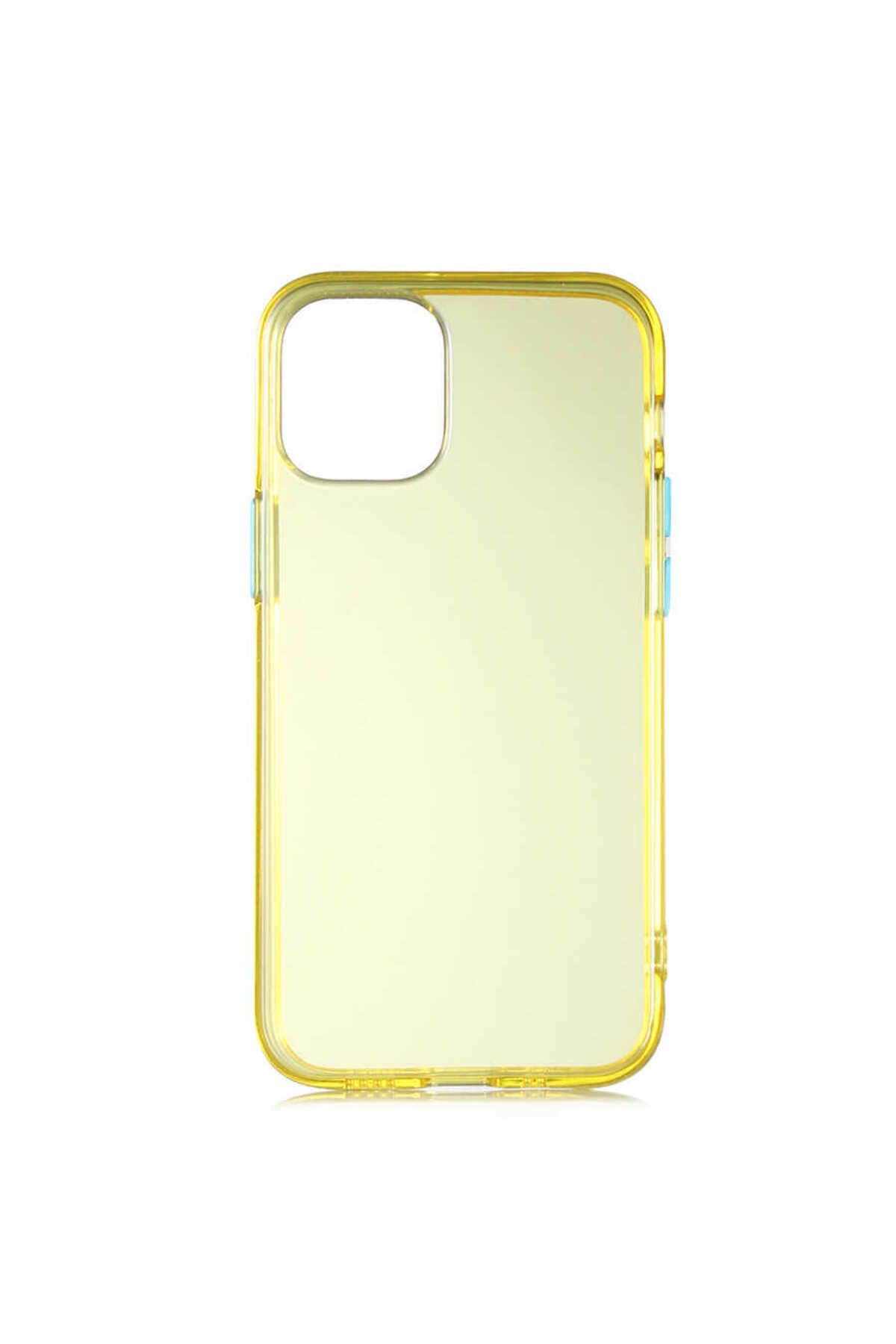 iPhone 12 Mini Uyumlu Zore Bistro Kılıf-Sarı